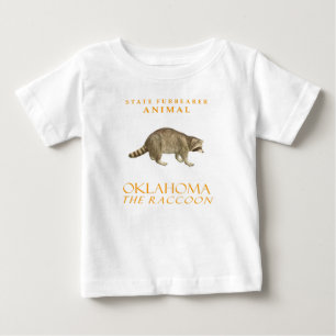 Oklahoma Territory Furbearer Animal The Racoon Baby T-Shirt
