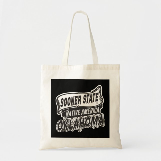 Oklahoma The Sooner State Oklahoma State Pullover  Tote Bag (Front)