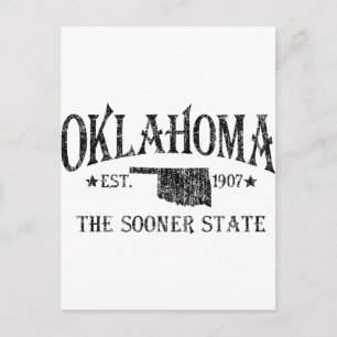 Oklahoma - The Sooner State Postcard
