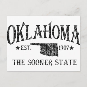 Oklahoma - The Sooner State Postcard