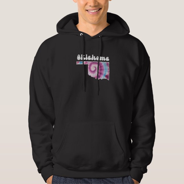 Oklahoma Tie Dye Hoodie (Front)