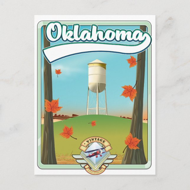 Oklahoma Travel poster Postcard (Front)