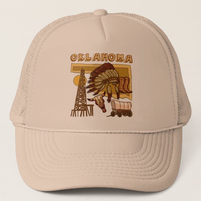 Oklahoma trucker hat (Front)