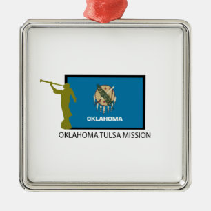 OKLAHOMA TULSA MISSION LDS CTR METAL TREE DECORATION