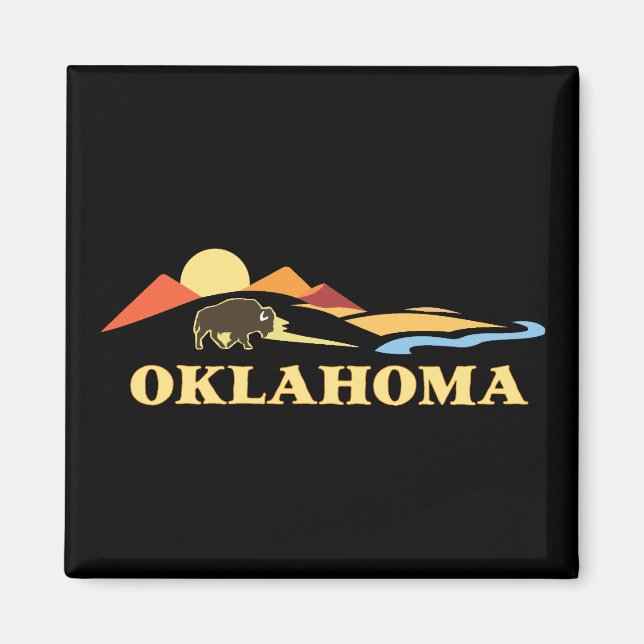 Oklahoma United States of America Magnet (Front)