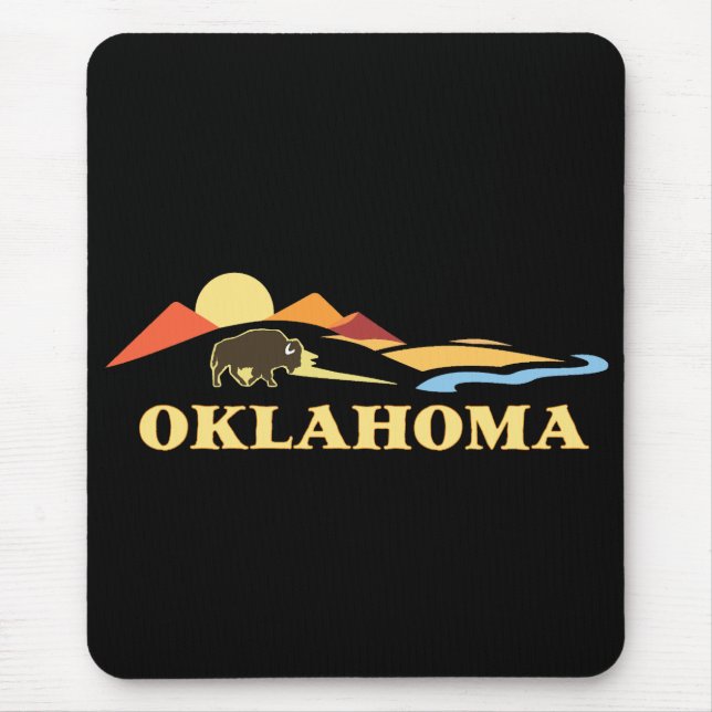 Oklahoma United States of America Mouse Mat (Front)