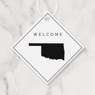 Oklahoma Welcome Bag Gift Tag Wedding Weekend
