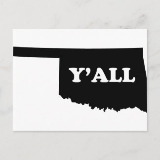 Oklahoma Yall Postcard