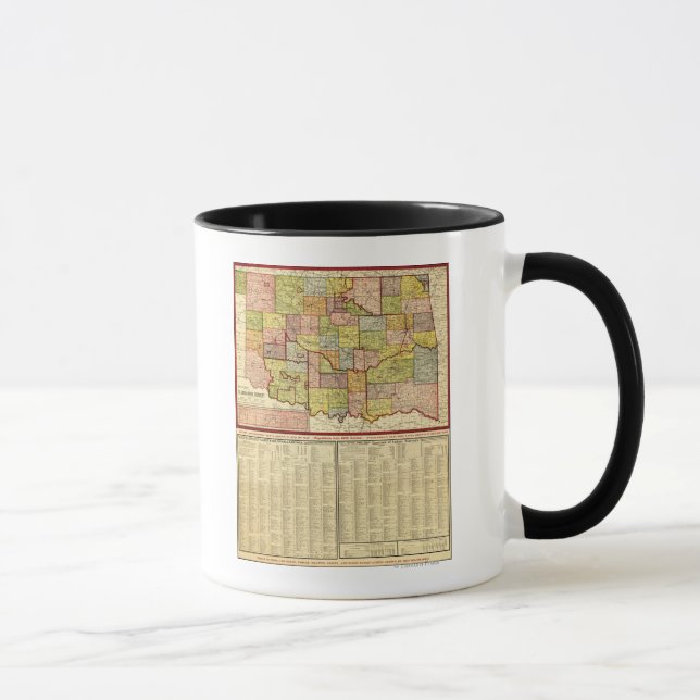 OklahomaPanoramic MapOklahoma Mug (Right)