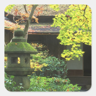 Okochi Sanso, Arashiyama, Kyoto, Japan 4 Square Sticker