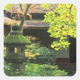 Okochi Sanso, Arashiyama, Kyoto, Japan 4 Square Sticker
