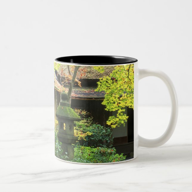 Okochi Sanso, Arashiyama, Kyoto, Japan 4 Two-Tone Coffee Mug (Right)