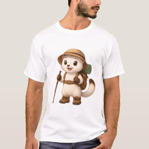 Okojo Adventure T-Shirt – Kawaii Japanese Stoat