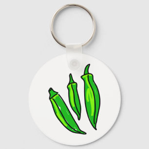 Okra Key Ring