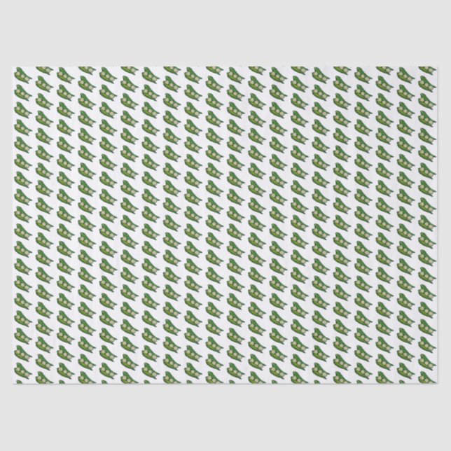 Okra Pods Veggie Vegetable Gumbo Southern Food Tissue Paper (Front)