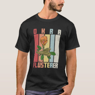 Okra Vegetable Marshmallow Vegan Vegetarian Vegeta T-Shirt