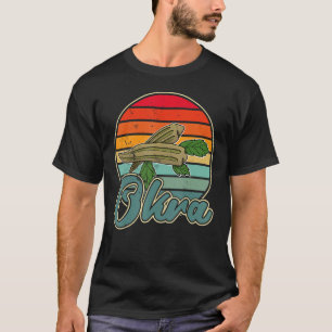 Okra Vegetable Marshmallow Vegan Vegetarian Vegeta T-Shirt