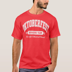 Oktoberfest 2023 Drinking Team Lets Get Schnitzel  T-Shirt