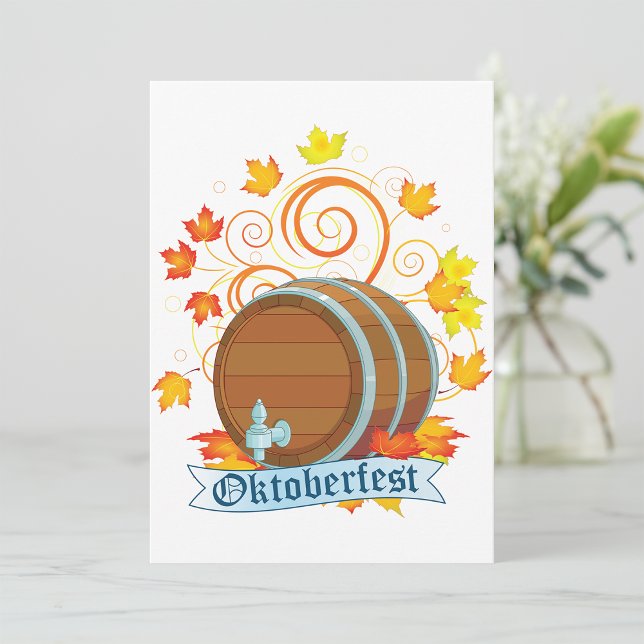 Oktoberfest Barrel Invitations (Creator Uploaded)