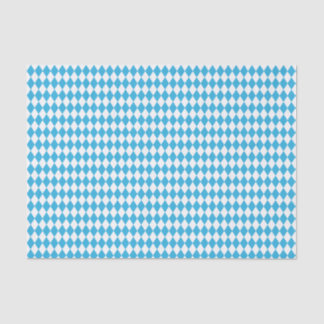 Oktoberfest Bavarian Chequered Design Tissue Paper