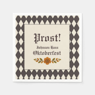 Oktoberfest Bavarian German Beer Party Napkin
