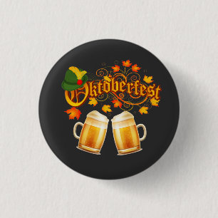 Oktoberfest Beer  3 Cm Round Badge