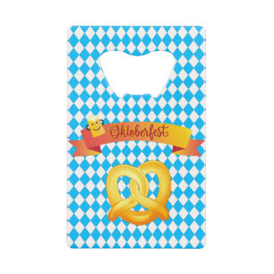 OKTOBERFEST beer festival decoration Blue pattern