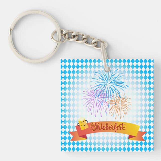 OKTOBERFEST beer festival decoration Key Ring (Front)