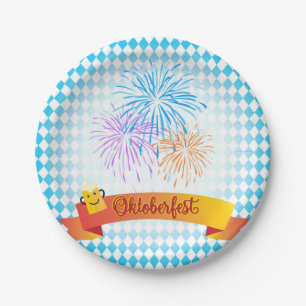 OKTOBERFEST beer festival decoration Paper Plate