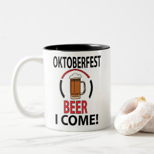 Oktoberfest Beer Festival Funny Oktoberfest Two-Tone Coffee Mug