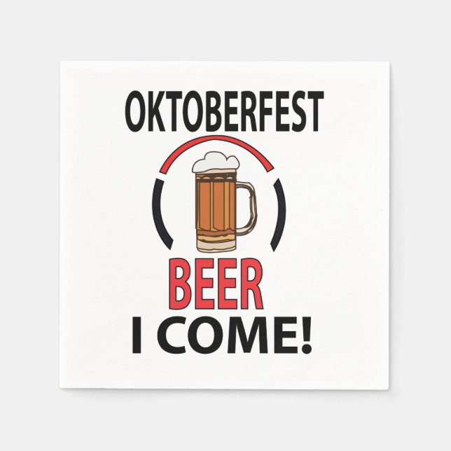 Oktoberfest Beer Festival Party Oktoberfest Napkin (Front)