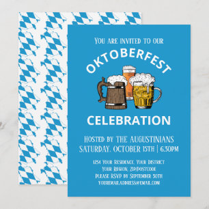 OKTOBERFEST Beer Invitation