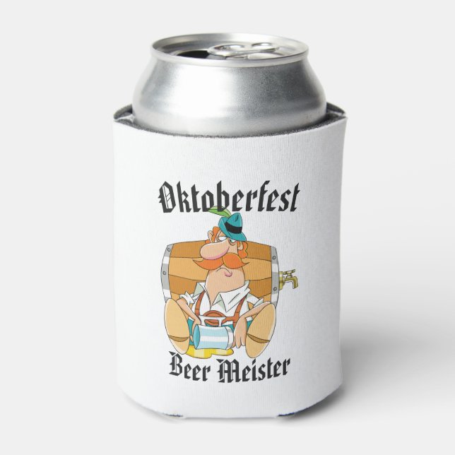 Oktoberfest Beer Meister Can Cooler (Can Front)