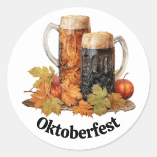 Oktoberfest Beer Mugs Stickers