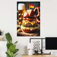 Oktoberfest Burger Feast 24x36