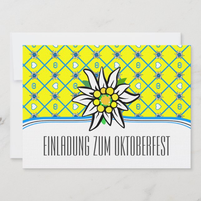 Oktoberfest Einladung Invitation (Front)