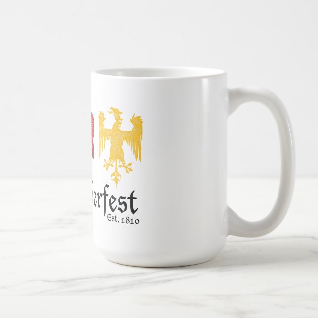 Oktoberfest Est. 1810 Coffee Mug (Right)