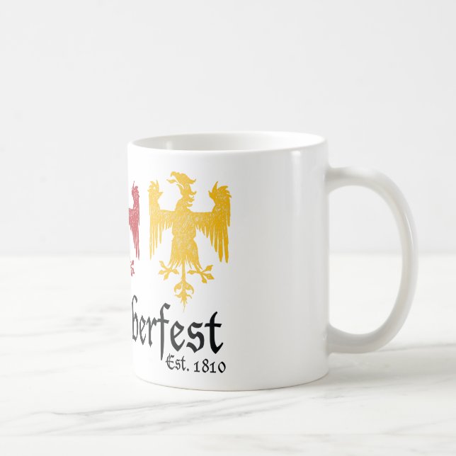 Oktoberfest Est. 1810 Coffee Mug (Right)