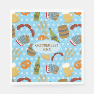Oktoberfest Food and Drink Napkin
