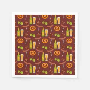 Oktoberfest German Beer Festival  Napkin