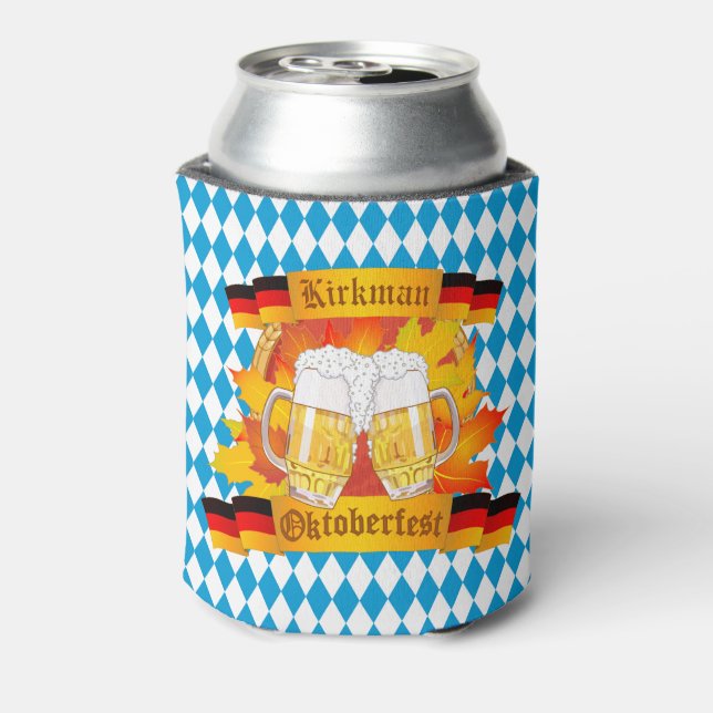 Oktoberfest German Beer Festival with Your Can Cooler (Can Back)