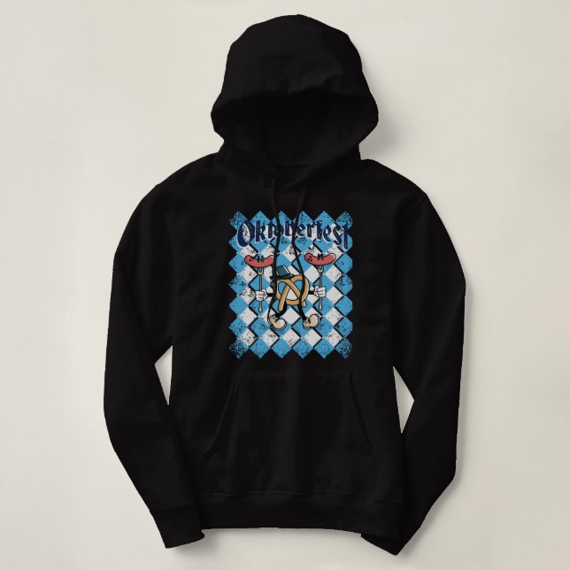 Oktoberfest Germany festival fun Long Sleeve  Hoodie (Design Front)