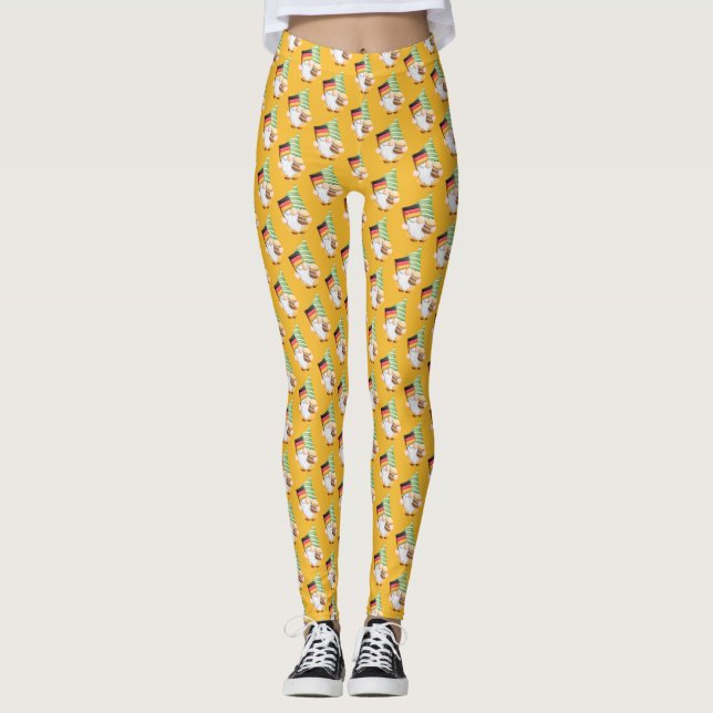 Oktoberfest Gnome Leggings (Front)