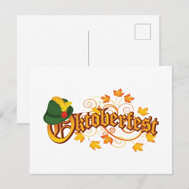 Oktoberfest   holiday postcard (Front/Back)