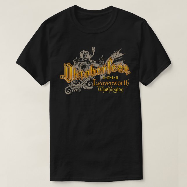 Oktoberfest Leavenworth Washington Beer Lovers Sou T-Shirt (Design Front)