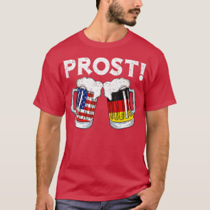 Oktoberfest Men Women American German Flag Beer Pr T-Shirt