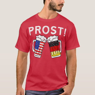 Oktoberfest Men Women American German Flag Beer Pr T-Shirt