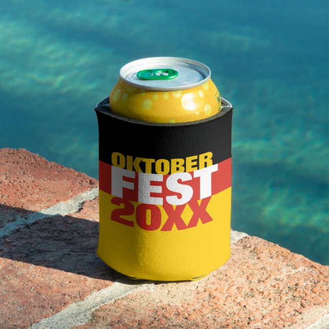 Oktoberfest Octoberfest German Flag Can Cooler (In Situ Pool)