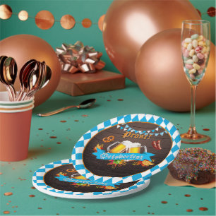 Oktoberfest Paper Plate
