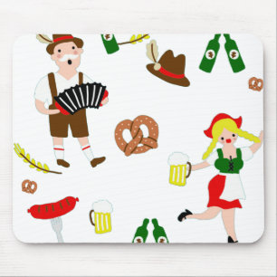 Oktoberfest party mouse mat